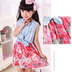 3-9 Years Girls Floral Summer Dress