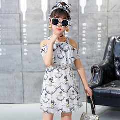 4-10 Years Girl Summer Floral Dress