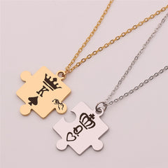 King & Queen Couple Necklaces