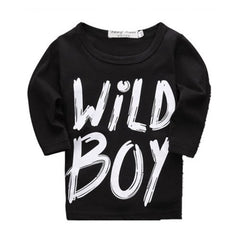 2 Pcs "WILD BOY" Baby Boys Tops+Pants Outfits