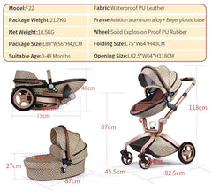 3 in 1 Baby Stroller