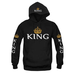 King And Queen Couple Matching Hoodies