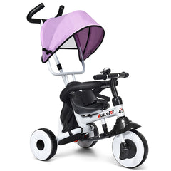 4 in 1 Steer Stroller Tricycle