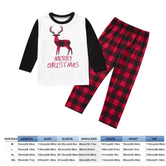 2 Pcs Christmas Family Matching Pajamas