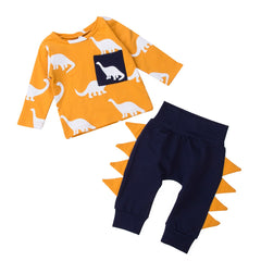 Boys Dinosaur Tops + Trousers