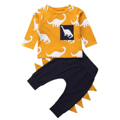 Boys Dinosaur Tops + Trousers