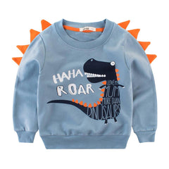 Boys Animal Text Tops