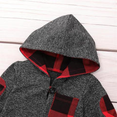 2Pcs Baby Unisex Clothes  Hooded Sweatshirts +Pants