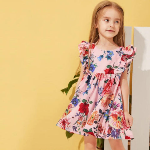 Girl Summer/Spring Flower Dress