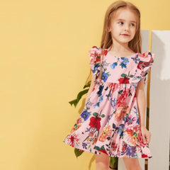 Girl Summer/Spring Flower Dress