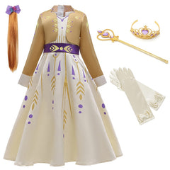 Girls Anna Cosplay Dress