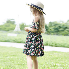 Girl Summer Floral Dress