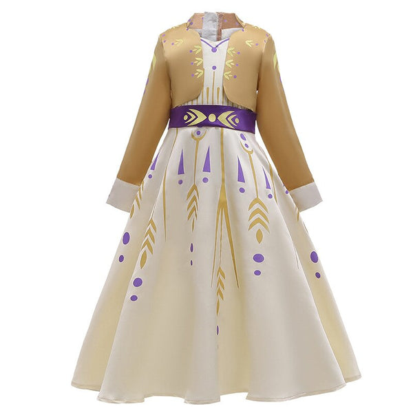 Girls Anna Cosplay Dress