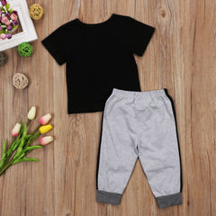 1-6 Years "MINI BOSS" Boys T-shirts + Pants