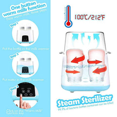 6 in 1  Automatic Milk Bottle Thermostat  & Sterilizer