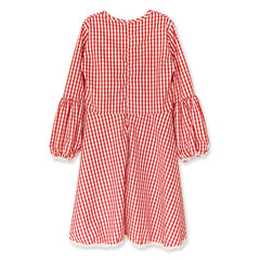 Mother Daughter Plaid Princess Dress