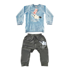 Boys Sport Playsuit Sweatshirts + Trousers