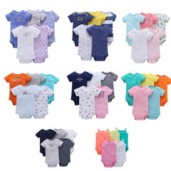 5 Pcs/lots Baby Unisex Rompers