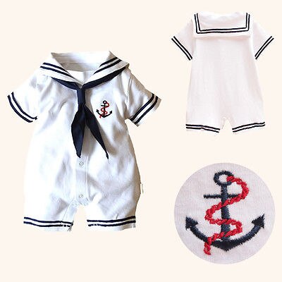 Baby Boy Sailor Jumpsuit