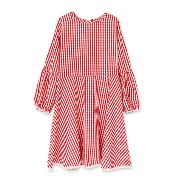 Mother Daughter Plaid Princess Dress