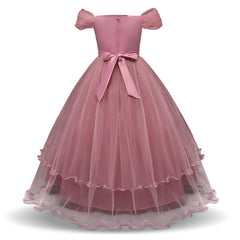 Girls Flower Princess Dress