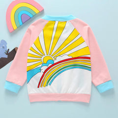 Girl Rainbow Sweatershirt