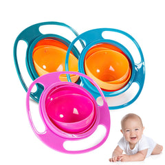 Baby Rotate Spill-Proof Solid Feeding Dishes