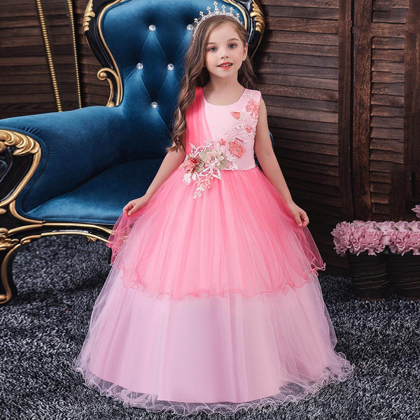 Girl Flower Tutu Princess Dress