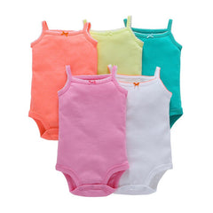 5 Pcs/lots Baby Unisex Rompers