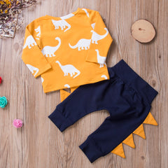 Boys Dinosaur Tops + Trousers