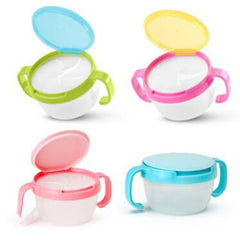 360 Rotate Double Handle Food Bowl