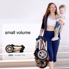 3 In 1 Baby Stroller + Car Seat