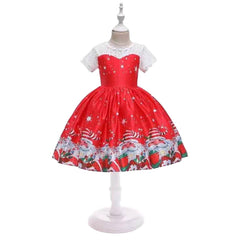 Christmas Santa Claus Girls Dress