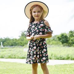 Girl Summer Floral Dress