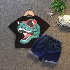 1-5 Yrs Boys Dinosaur T-shirt + Short