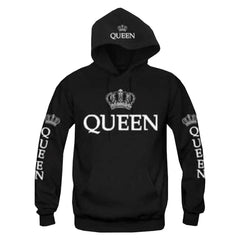 King And Queen Couple Matching Hoodies