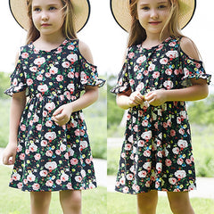 Girl Summer Floral Dress