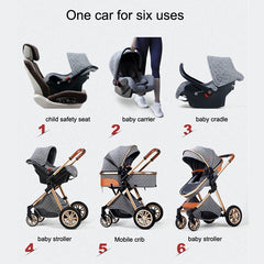 3 In 1 Baby Stroller + Car Seat