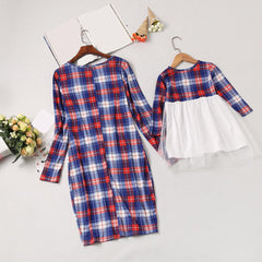 Mother Daughter Plaid Dress