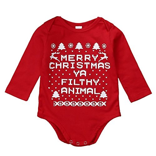 0-18M Baby Xmas Jumpsuit Outfits