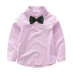 Baby Boys Gentleman Shirts + Suspender Pants