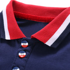 Boys Lapel T-shirts