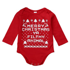 0-18M Baby Xmas Jumpsuit Outfits