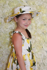 1-8Y Girls Dress with Hat