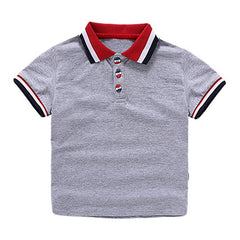 Boys Lapel T-shirts