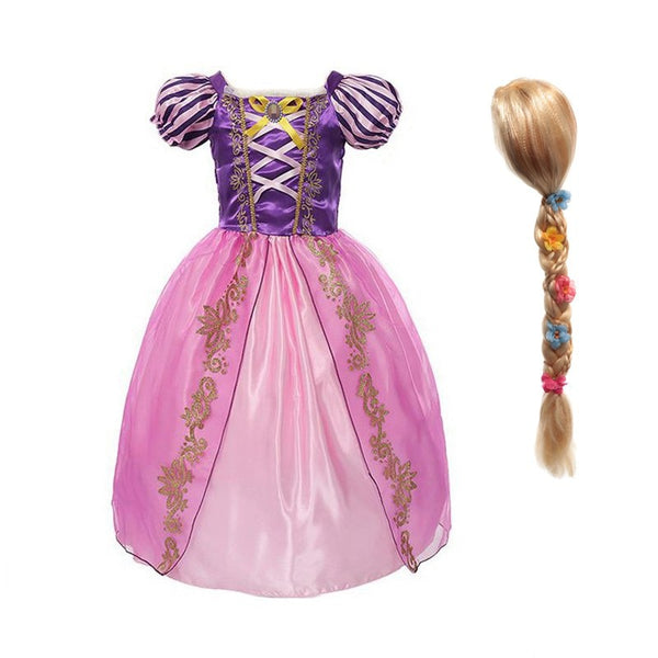 Girls Princess Rapunzel Costume