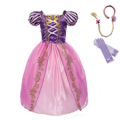 Girls Princess Rapunzel Costume