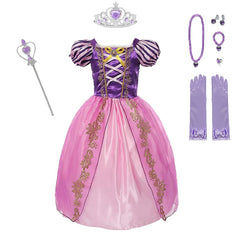 Girls Princess Rapunzel Costume