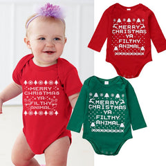 0-18M Baby Xmas Jumpsuit Outfits