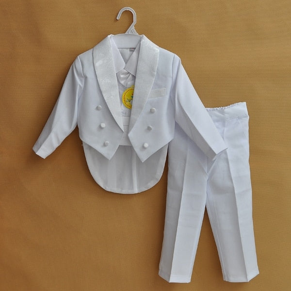 5 Pcs 1-4 Y Baby Boys Jacket Suit